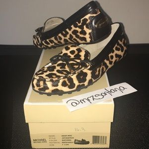 BNWT Michael Kors Calf Hair Daisy Moccasins Sz 7.5